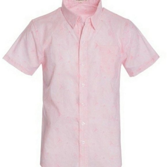 Men's Button Down Short Sleeve Shirt - Picture 1 of 2